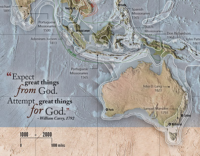 Spread of the Gospel Map