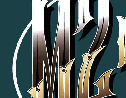 M2 og Art Logo custom lettering