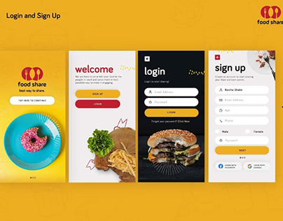 FoodShare - UI/UX design