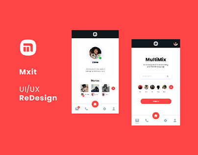 Mxit - UI/UX Redesign