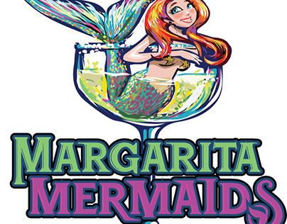 Margarita, mermaid, logo, image,