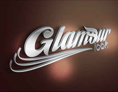 Logo design for "Glamour look" hairdresser salon