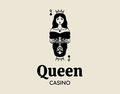Логотип для казино "Queen"