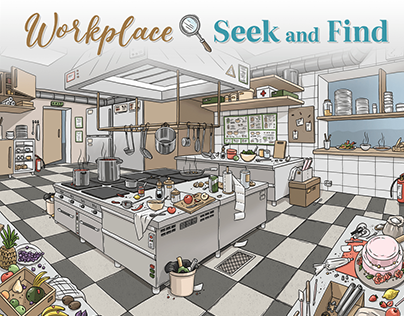 Seek-and-find book «Workplace»