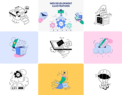 Web Development Illustrations and Animations
