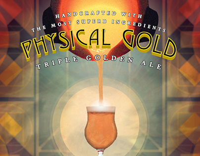 Physical Gold - Craft Beer Label