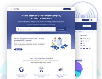 TNC Trending Website Design Landing Page & All Pages