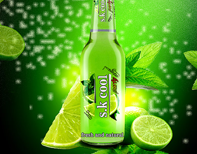 s.k cool lemon juice bottle