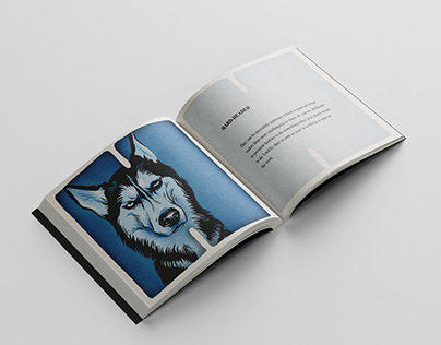 Book Concept About Huskies