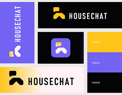 House Chat Logo Design