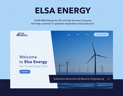 Elsa Energy Web Design