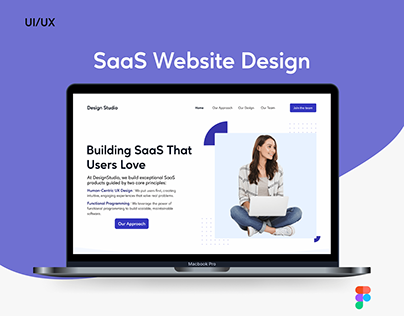 Saas Website design