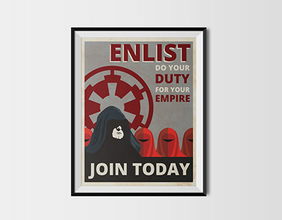 Emperor Palpatine // Imperial Propaganda Print