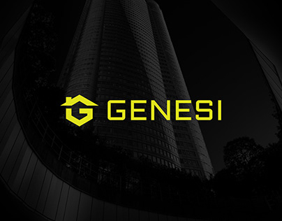 Genesi Real Estate Logo design ,brand guidelines