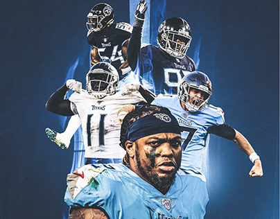 Tennessee Titans Playoff Graphics *Personal Project*