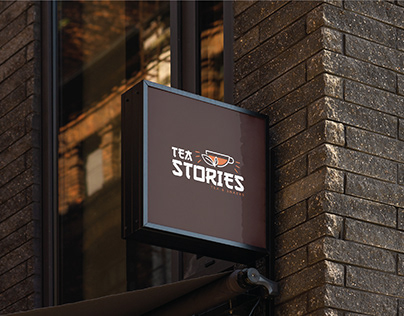 Tea Stories Cafe Logo Branding