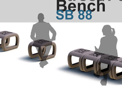 Modular Street Bench... GFRC Flatpack Design