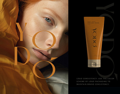 Yodo cosmetics brand and packaging