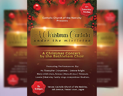 Christmas Concert flyer