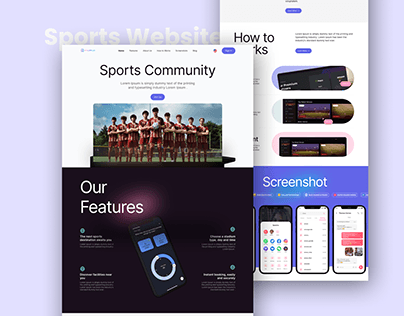 Sports Landing Page