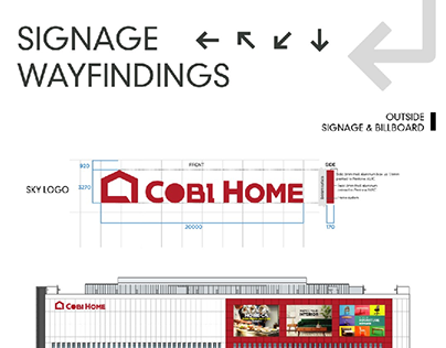 Signage & Wayfindings system / Cobi Home mall