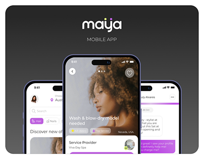 MAYA app / mobile app / Beauty