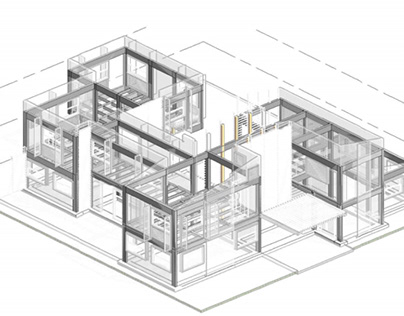 BIM MODELLING - Structural Model House JML