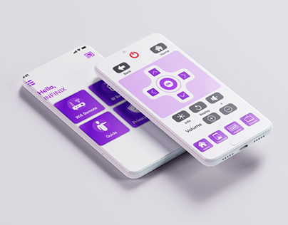 Roku Remote App UI Designe