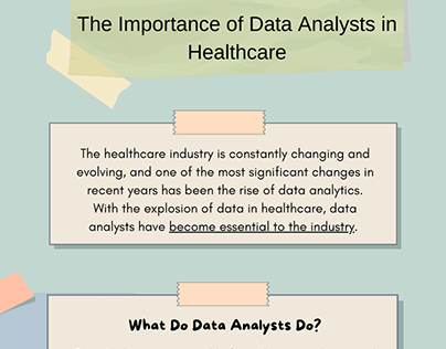The Importance of Data Analysts in Healthcare