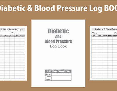 Diabetic and Blood Pressure Log Book