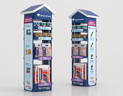 POS STAND DESIGN FOR ASIAN PAINTS