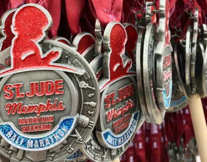 St. Jude Memphis Marathon Medal 2016