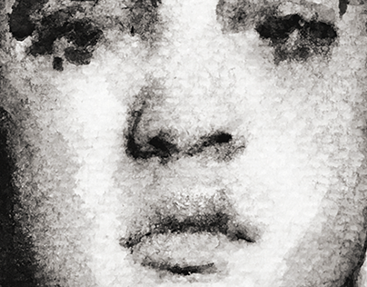 Elvis Watercolour Portrait