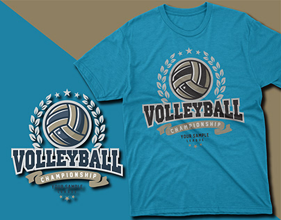 Volleyball T-shirt Design 2024