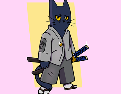 Swordsman Cat | Character Design