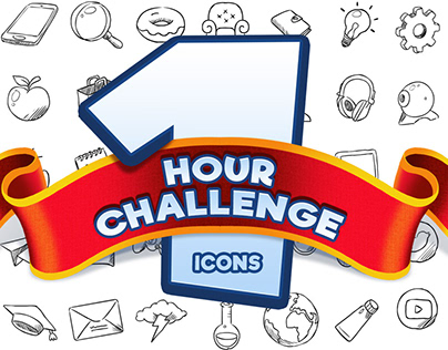 61 Free Icons / 1 Hour Challenge