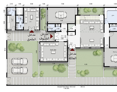 Villa Plan Design in KSA