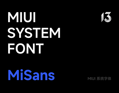 MIUI System Font MiSans