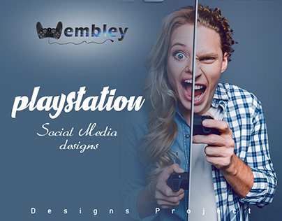 social media designe for wembley playstation