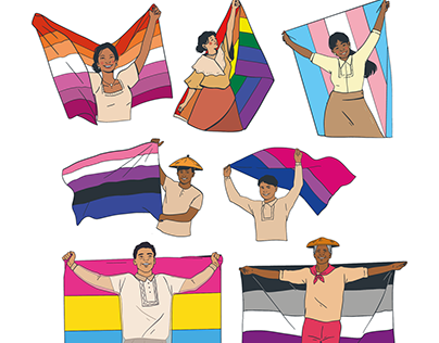PHILIPPINE LGBTQ FLAGS AND PEOPLE
