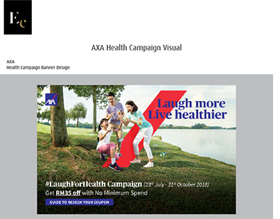 AXA Health Campaign Banner Design