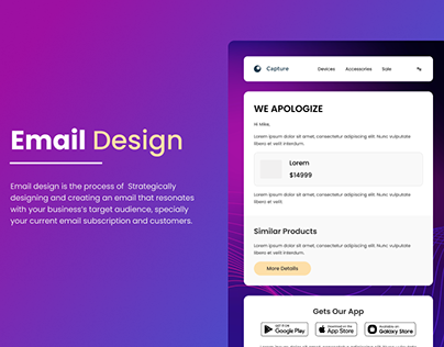 Email Template - UI Design