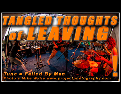 Tangled Thoughts of Leaving rock photos Mike Wylie