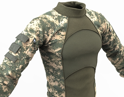 Marvelous Designer Military Combat Shirt