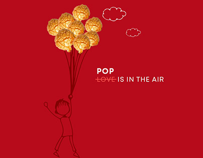 V-day campaign for popcorn brand