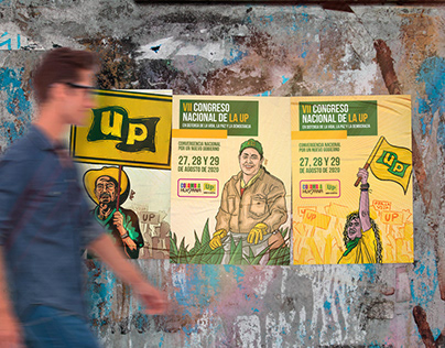 Afiches: VII congreso del partido Unión Patriótica