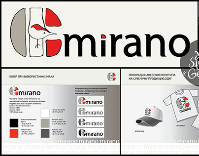 Brand book for the company «Mirano»