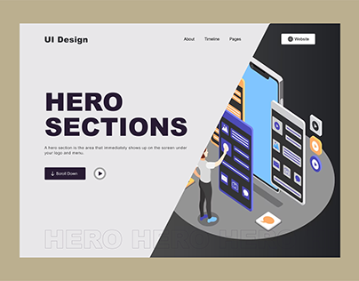 Hero Section UI