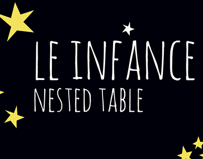 Le Infance - Nested table