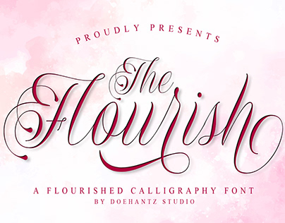 The Flourish - A Flourishes Calligraphy Font